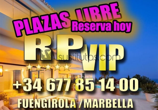 RP Casa Paradise - Plazas disponibles en Fuengirola en nuestra gran villa de lujo con piscina privada, gimnasio y todos los extras.